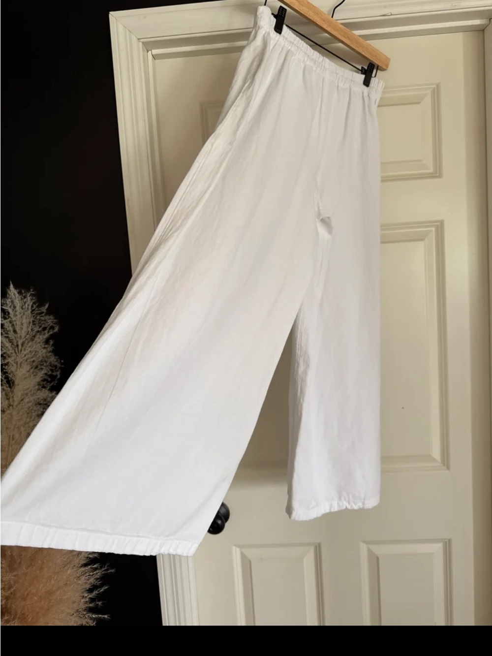 Simply Cotton by Cecelia Nathal Culotte Wide Leg Pants in White size Medium - Picture 6 of 12